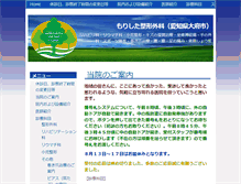 Tablet Screenshot of morishita-seikei.com